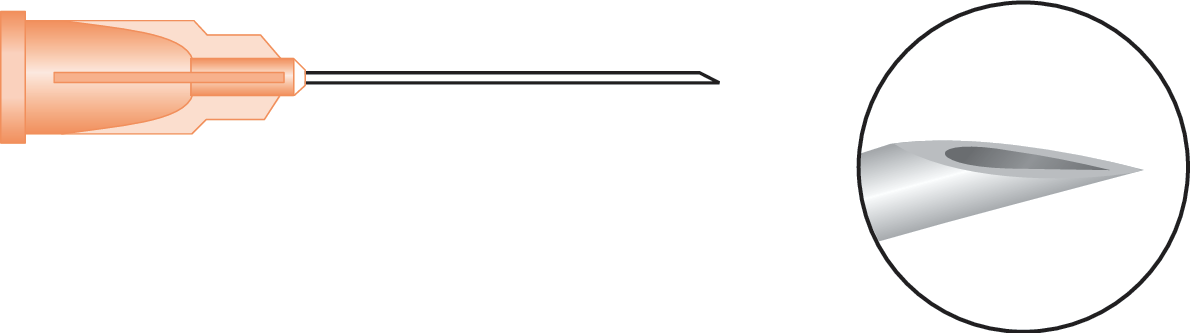 Retrobulbar (Sharp Point)